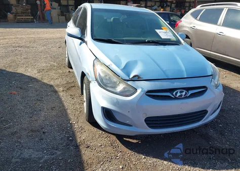2013 Hyundai Accent Gls из США, поврежденный, VIN KMHCT4AEXDU449105